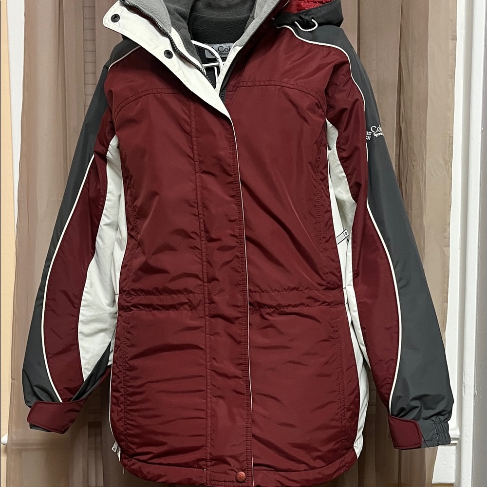 Columbia Women's Red and Gray Jacket